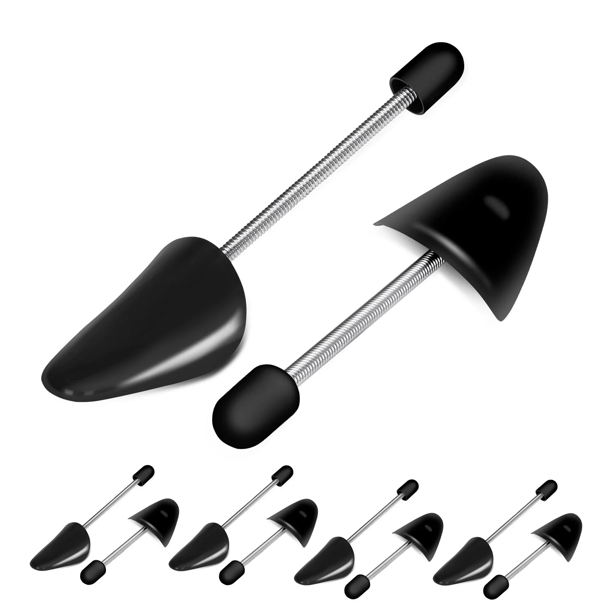 3/5 Pairs Shoe Stretcher Shoes Tree Shaper Rack Plastic Adjustable Length Men/Women Shoe Trees Stretcher Boot Holder Organizers